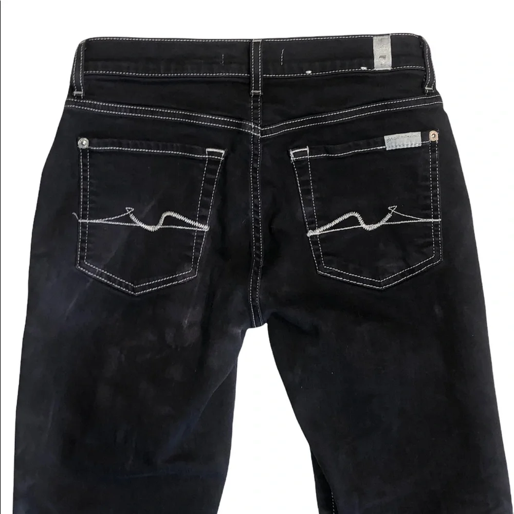 Seven Dark Wash Sz 27 EUC - Picture 2 of 8